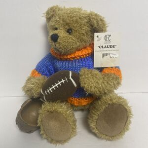 UF Gators “Claude” Football Bear 2002 Plush Ridge wood Collection Collegiate